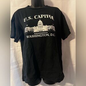 Black U.S. Capitol T-Shirt (Med)